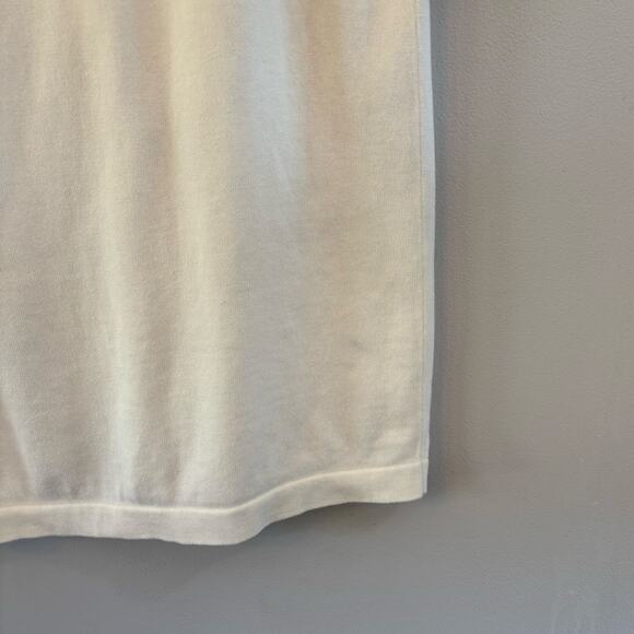 Ben Sherman Cream Sweater Polo with Stripes Size Large - Picture 8 of 8